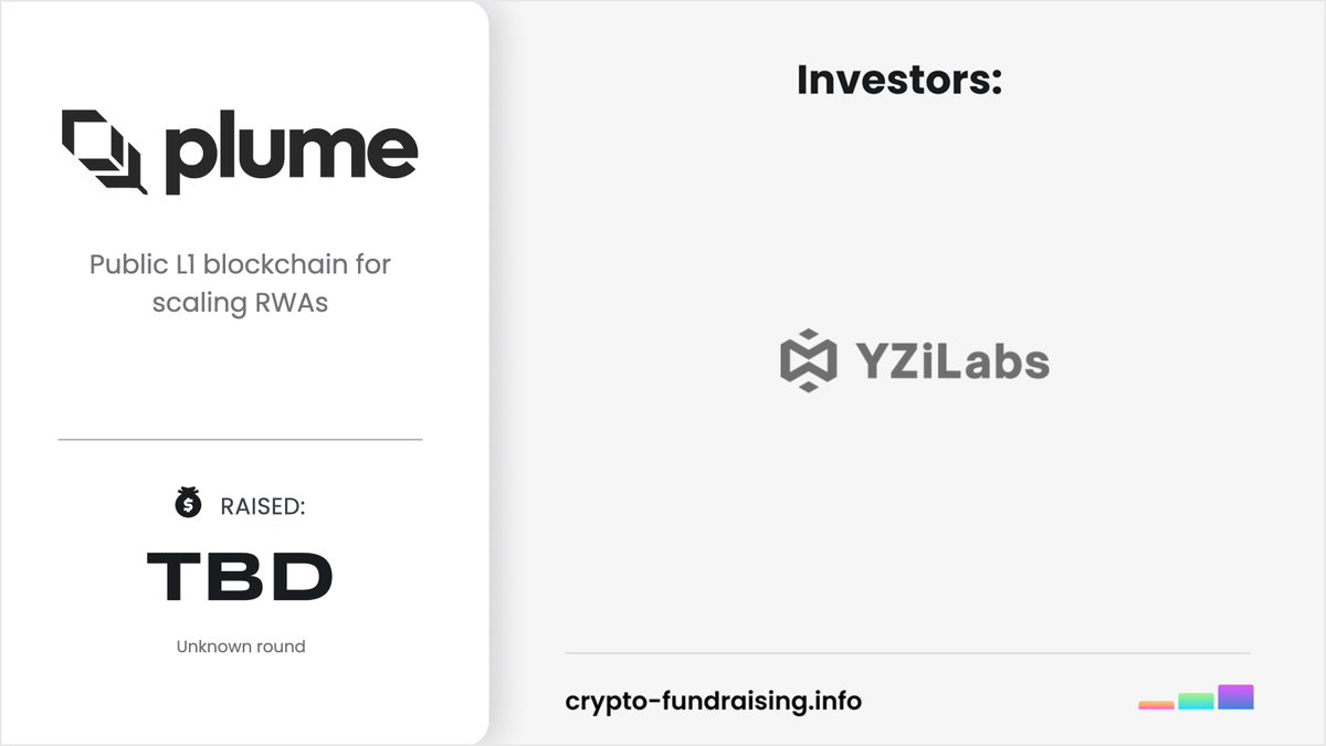 YZi Labs Backs $PLUME, Its First RWA-Focused Blockchain Project - 