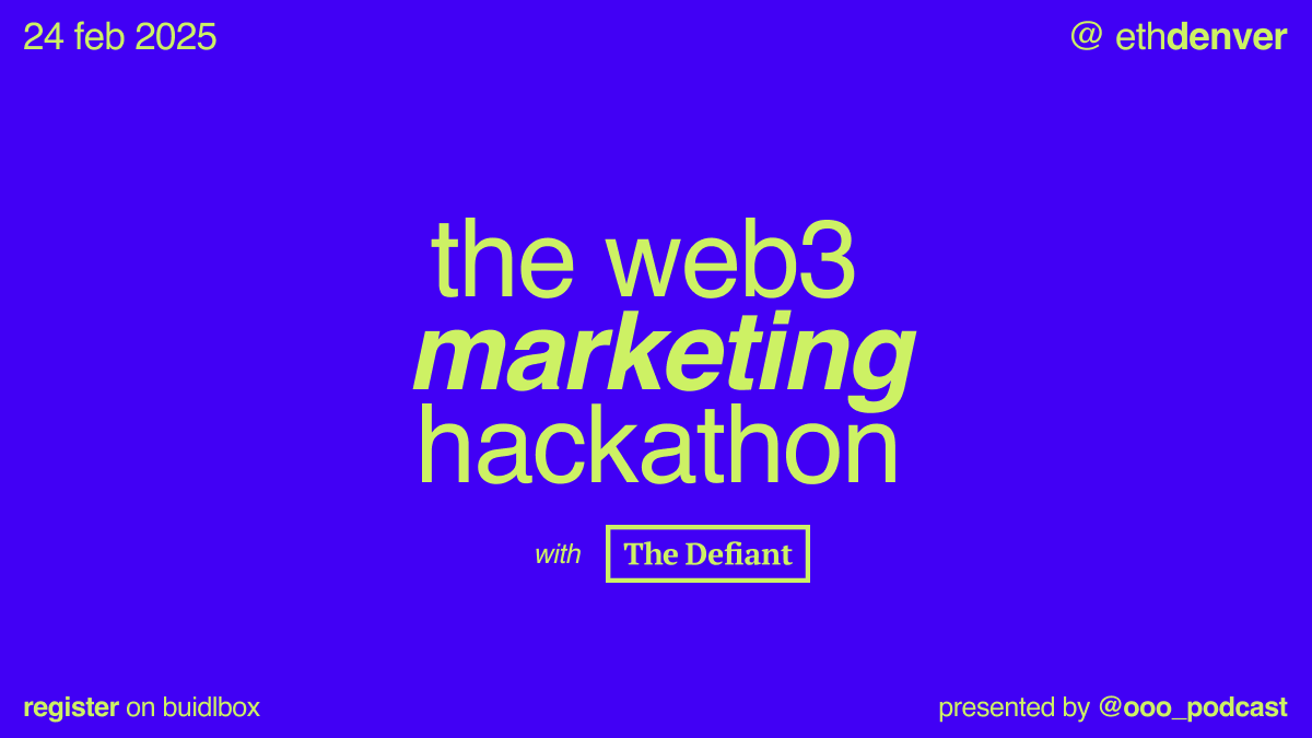 How the Web3 Marketing Hackathon Went from a Tweet to a Global Movement ...