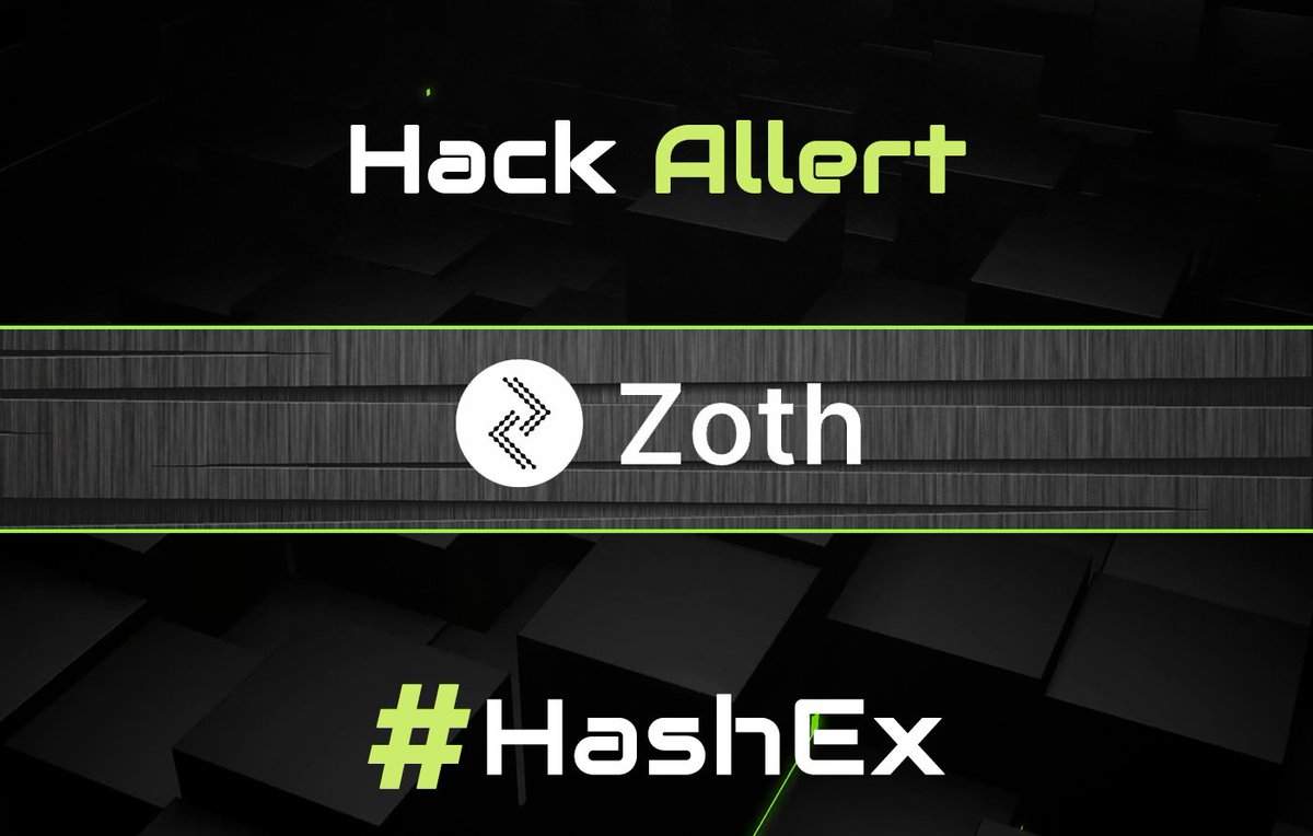 Ethereum-Based Zoth Exploited for $8.4M in Second Hack, Funds Swapped to  DAI and ETH - 