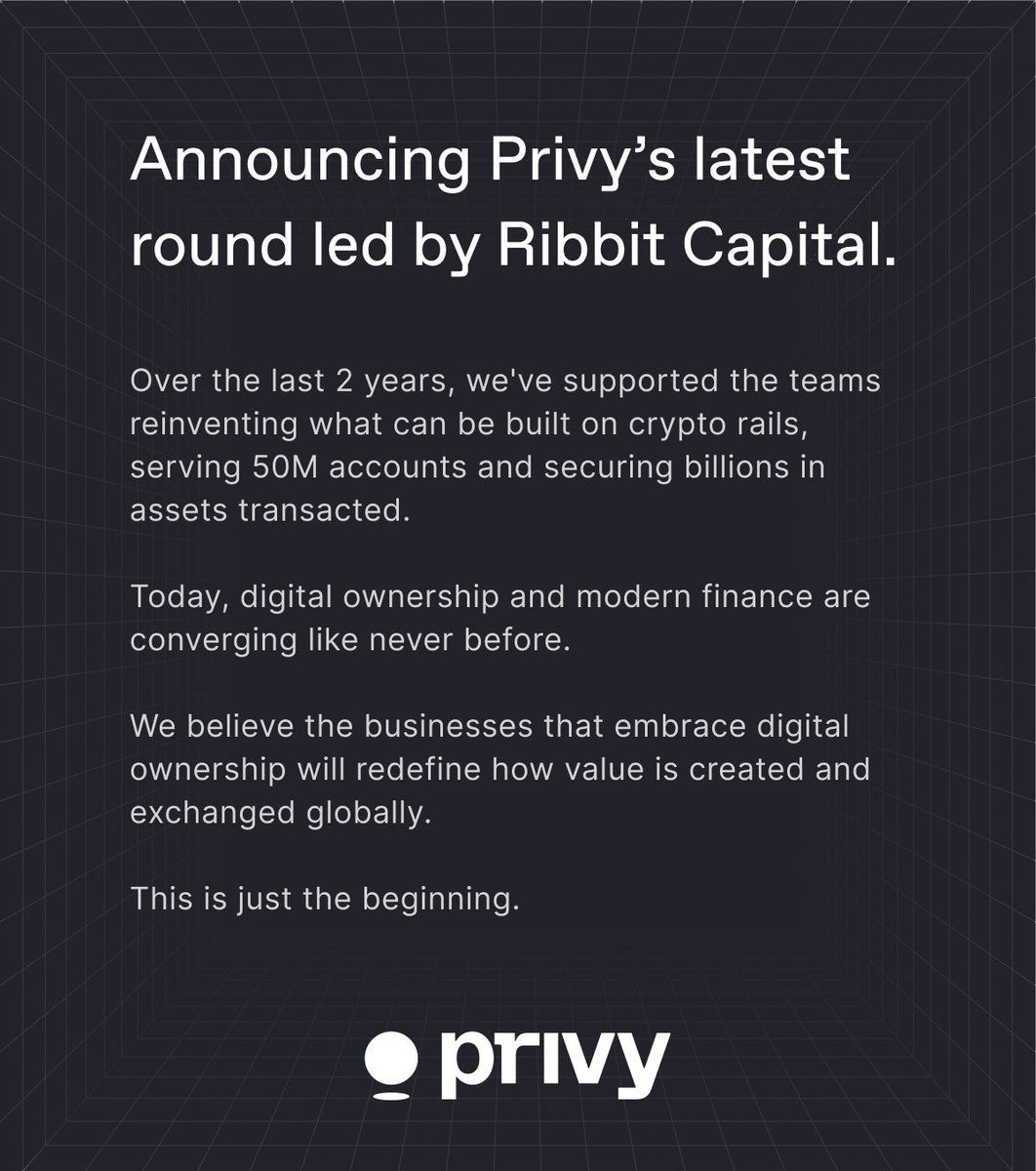 Privy Raises $15 Million Led by Ribbit Capital, Supported by Sequoia and  Coinbase, Expanding to 50 Million Accounts - 