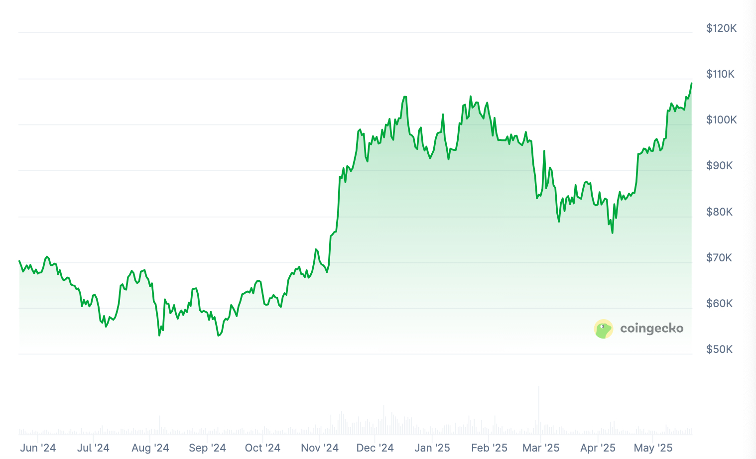 Bitcoin Hits Record High Above $109,000 - 