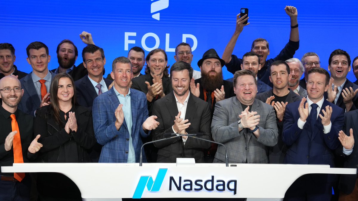 Fold ($FLD) Becomes First Bitcoin Rewards Company to Ring Nasdaq Opening  Bell on May 2, 2025 - 
