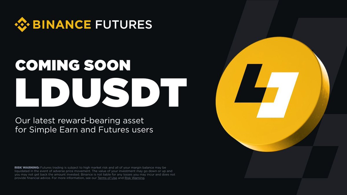 Binance to Launch LDUSDT, Second Reward-Bearing Margin Asset with Up to 20x  Leverage and Real-Time APR - 