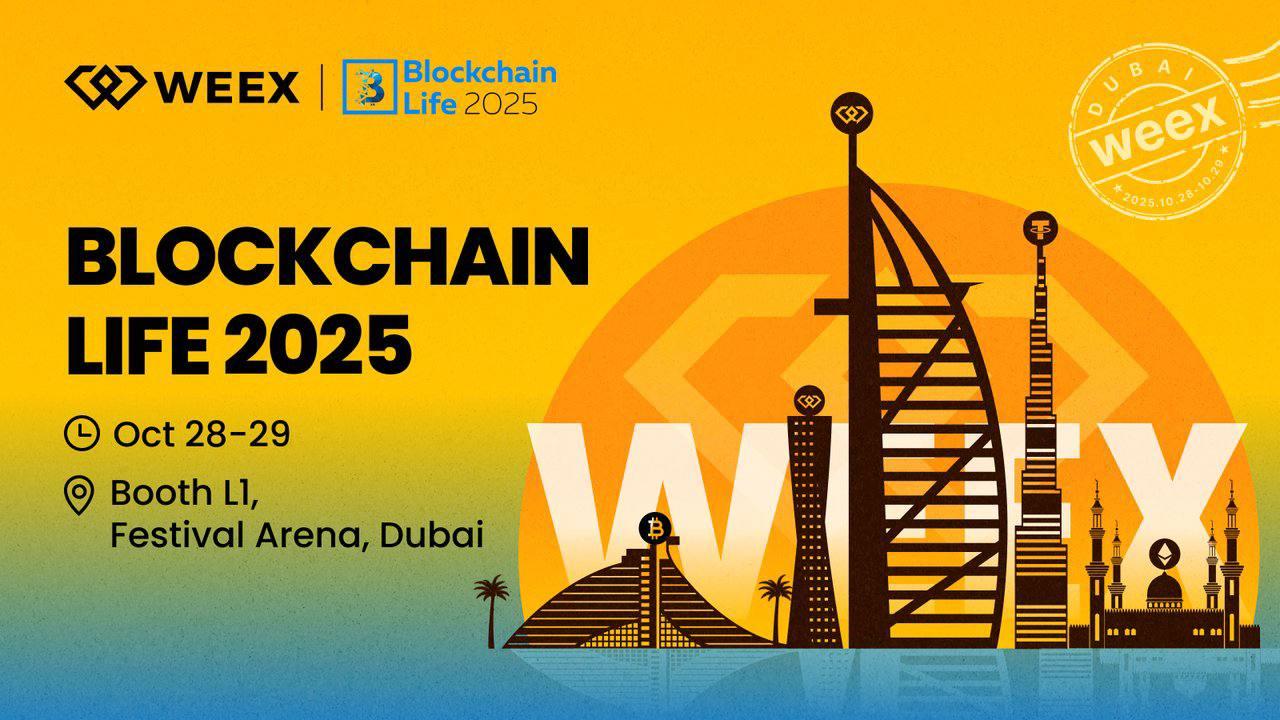 WEEX Powers Blockchain Life 2025 in Dubai: Strengthening Ties with Local  Community As Most KOL Friendly Exchange - 