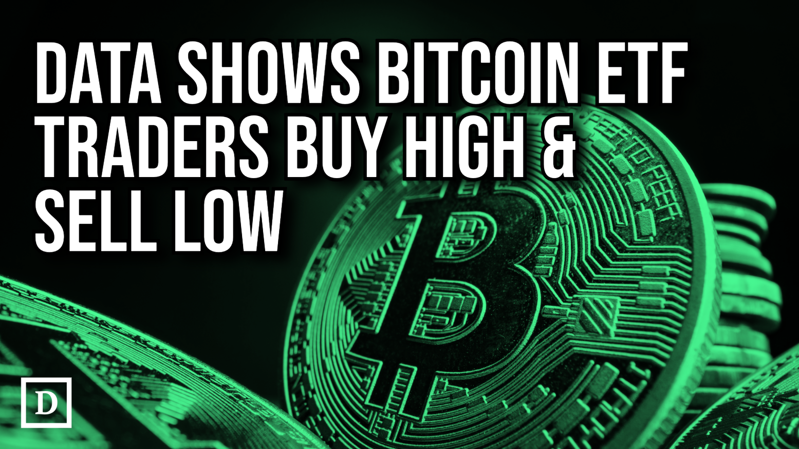 Institutions are Top Blasting and Bottom Selling Bitcoin Just Like Us -  