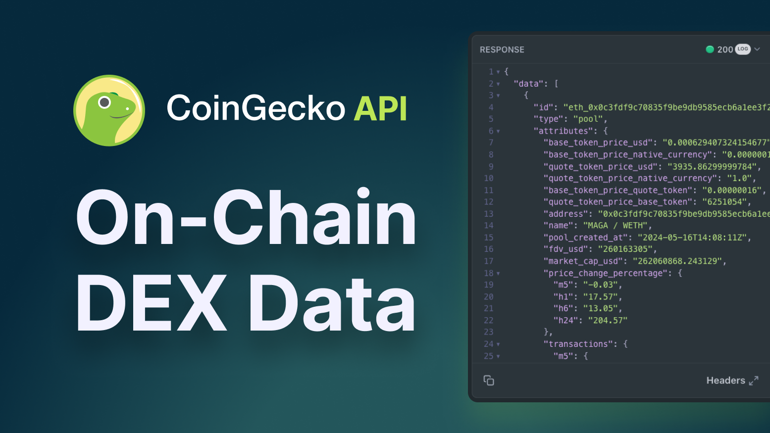 ICYMI: Access On-Chain DEX Data From CoinGecko API - 