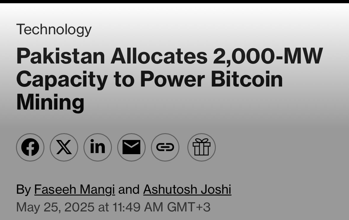 Pakistan Earmarks 2,000 MW for Bitcoin Mining and AI Data Centers - 