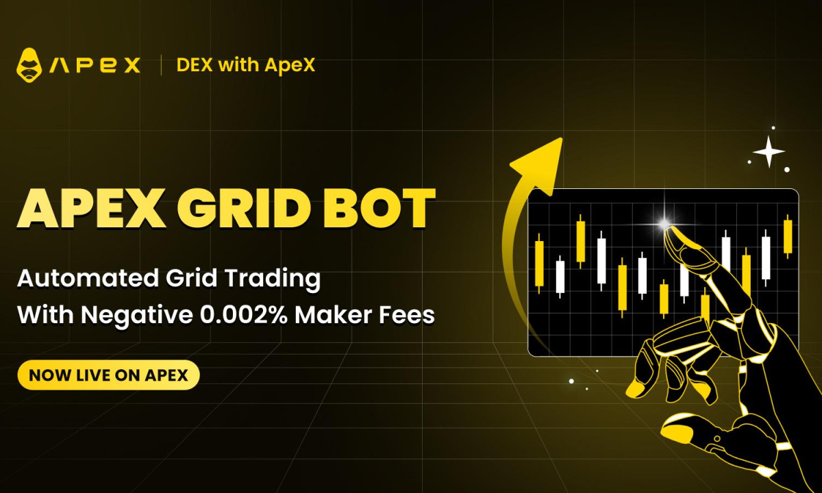 ApeX Protocol Launches ApeX Grid Bot With Negative 0.002% Fees across 45+  Perpetual Markets - 