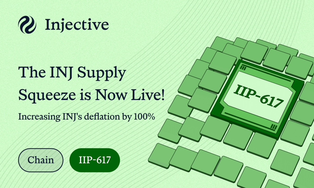 Injective Introduces the INJ Supply Squeeze, Doubling Token Deflation -  