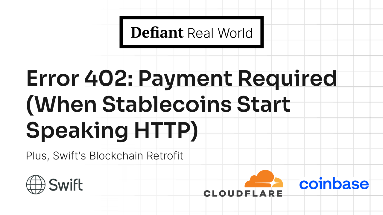 Error 402: Payment Required (When Stablecoins Start Speaking HTTP) - 