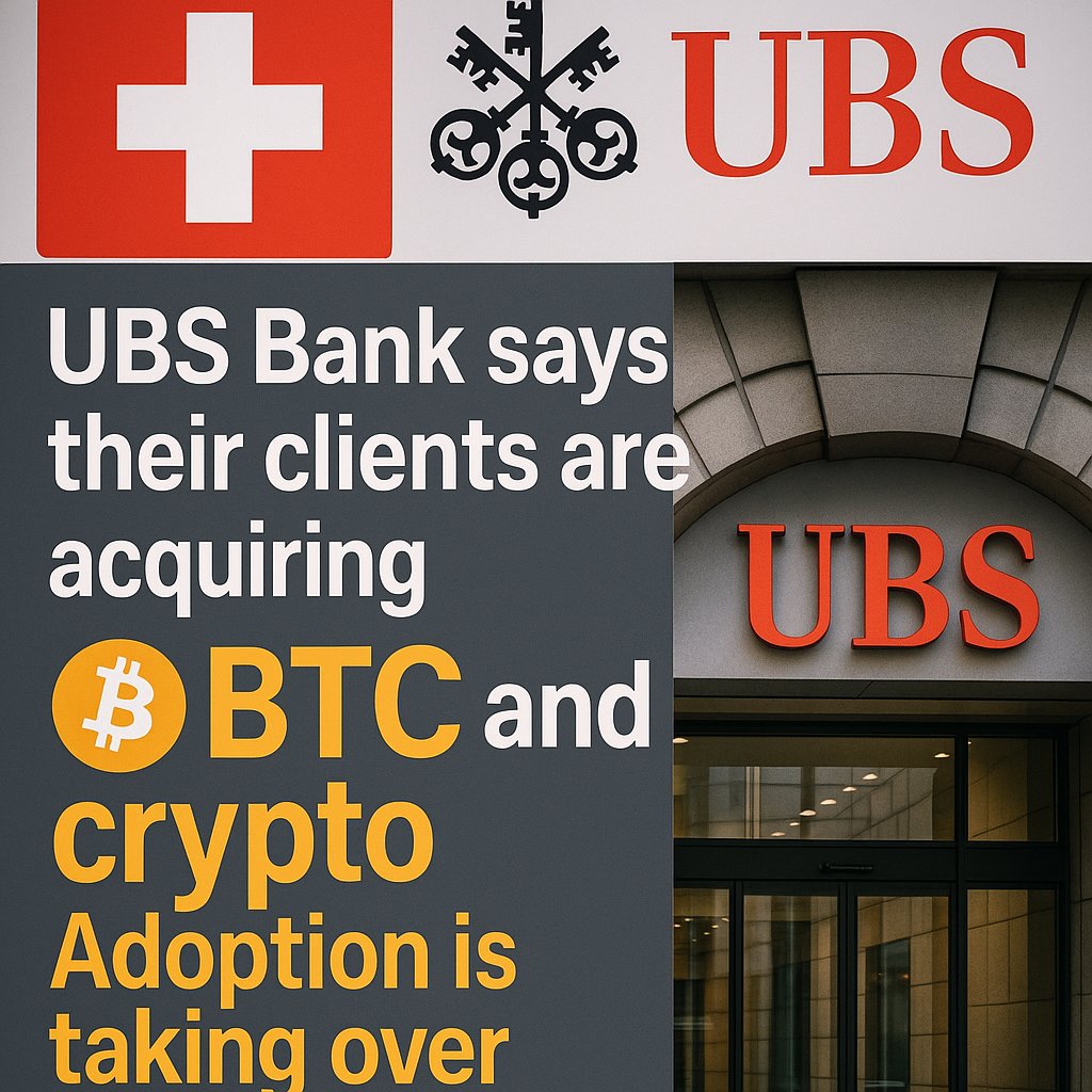 UBS: $1 Trillion Bank Sees Wealthy Clients Allocate Up to 5% to Crypto,  Shift From Dollar at Bloomberg Event - 