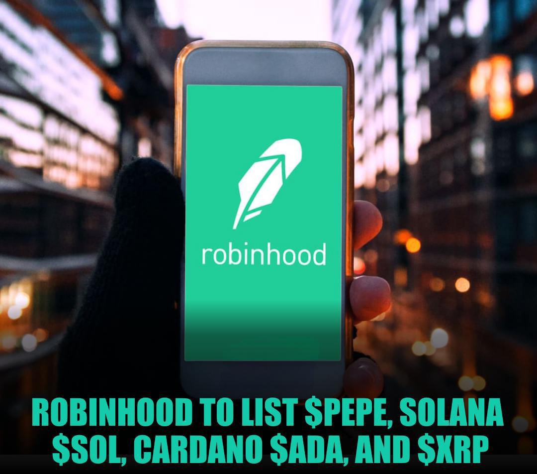 Robinhood Relists Solana, Cardano, XRP and Adds PEPE for U.S. Customers -  