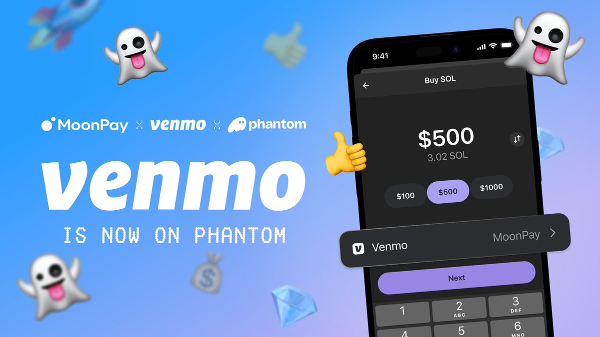 Phantom Enables Crypto Purchases with Venmo via MoonPay, Solana Included -  