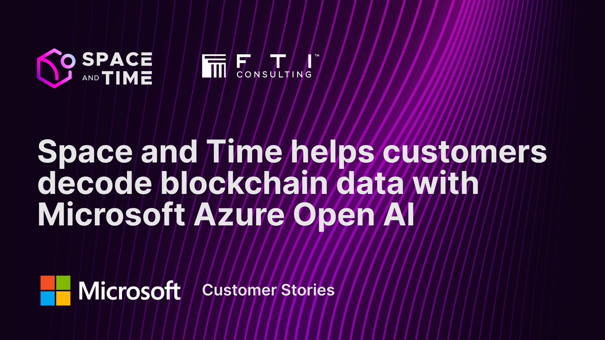 Microsoft Integrates Real-Time Bitcoin, Ethereum, and Sui Data via Space  and Time; OKX Launches Bitcoin-Backed xBTC Token - 